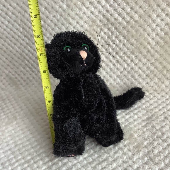 GANZ Webkinz HM135 Plush Black Cat Stuffed Animal Toy No Code - Picture 10 of 10